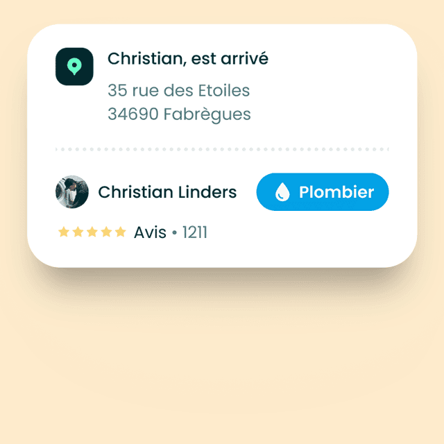 Christian est là pour réparer